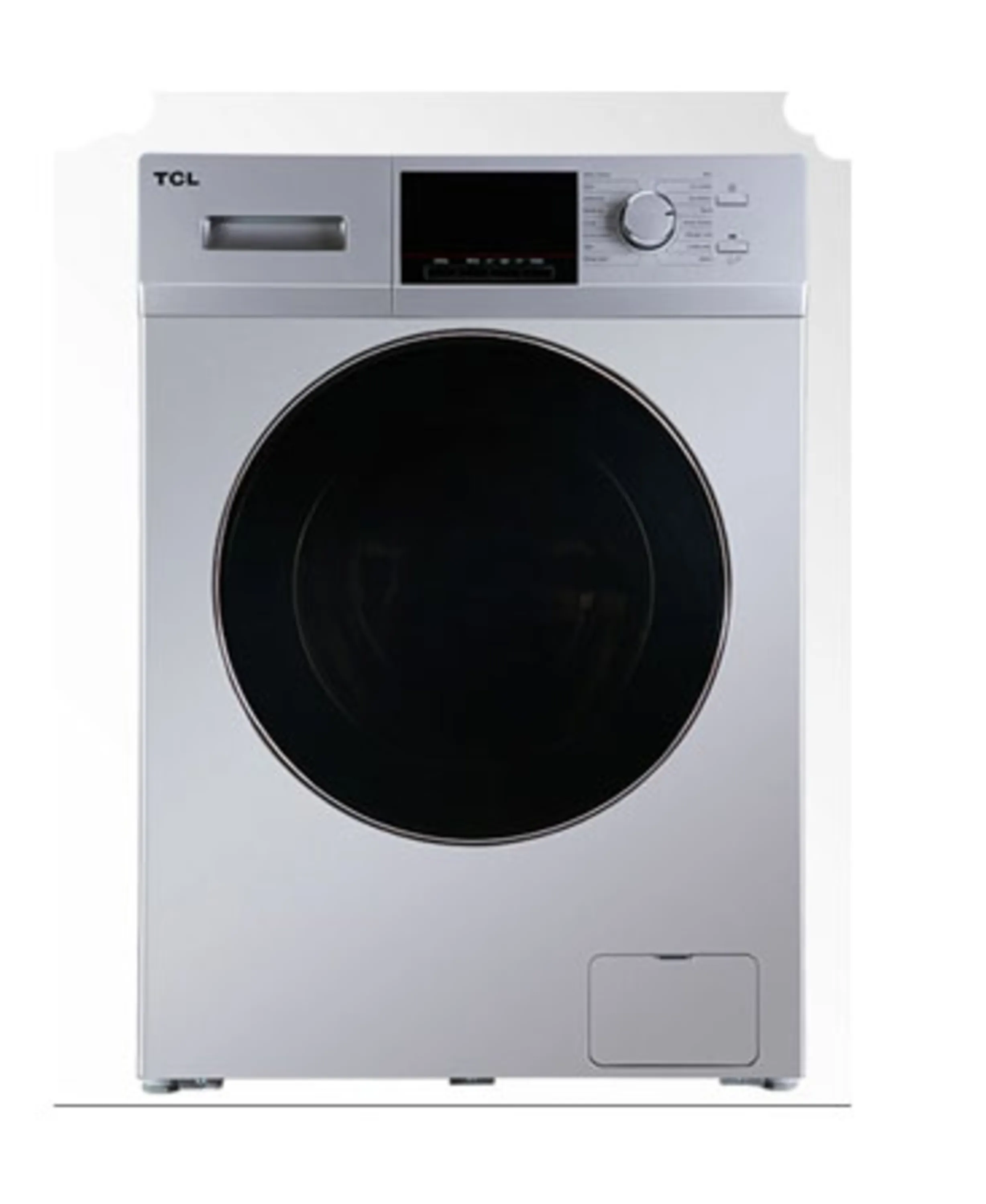 ماشین لباسشویی نقره ای تی سی ال مدل TWM-704SBI